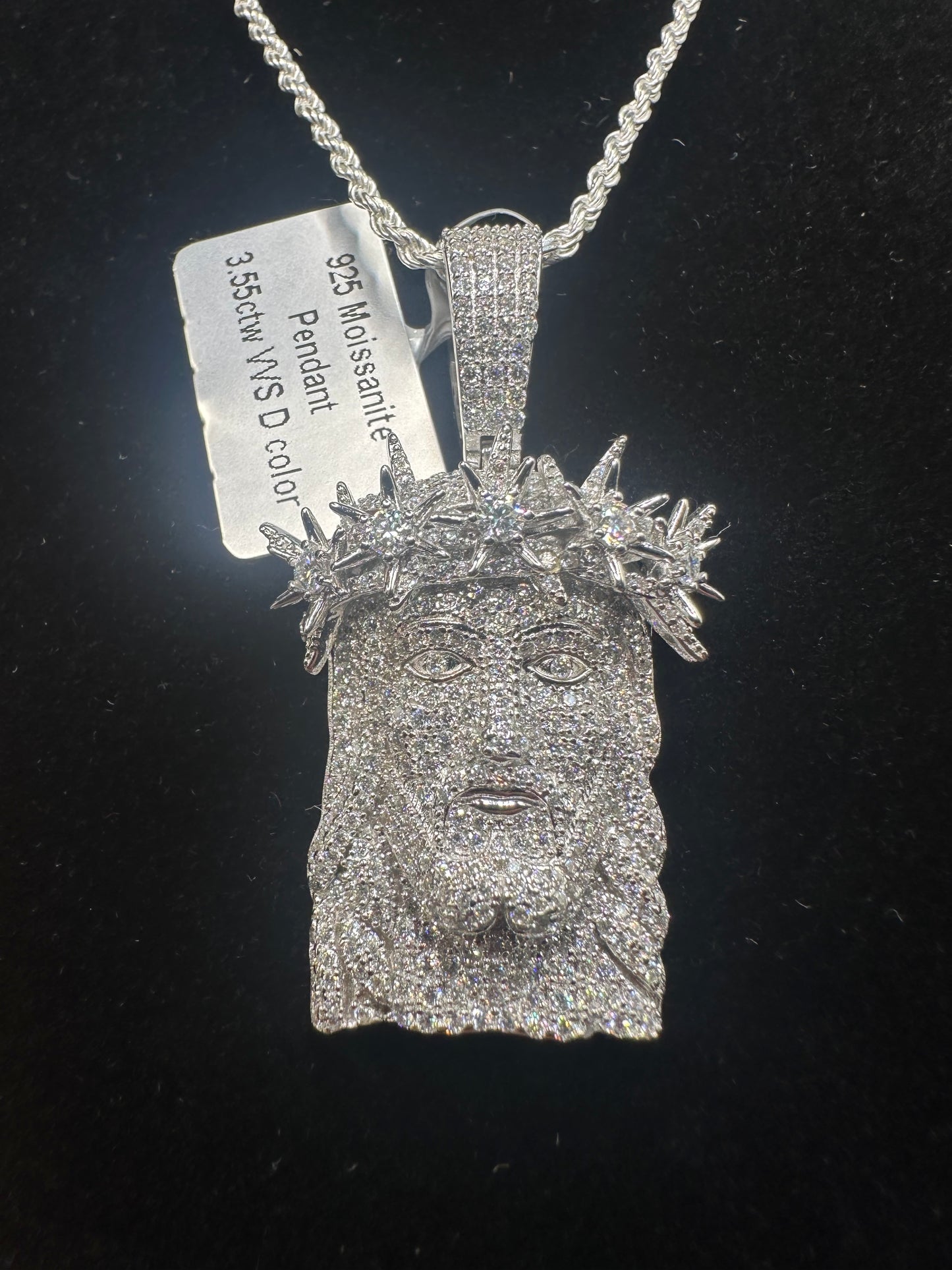Iced Out Jesus Pendant