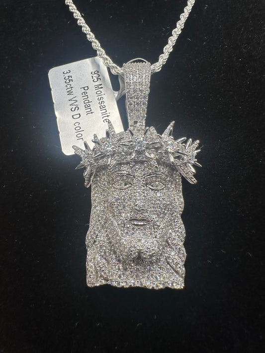 Iced Out Jesus Pendant