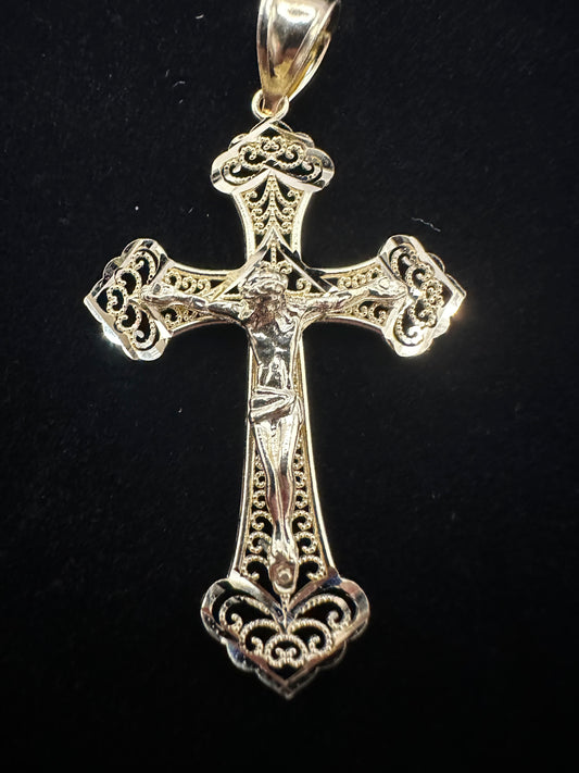 10kt Yellow Gold Cross Pendant